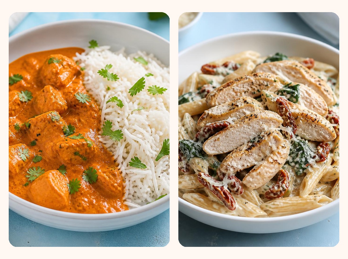 Serving an Swift Frozen Meals meal in a kitchen